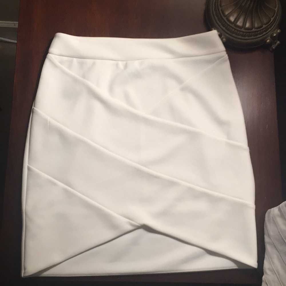 White skirt